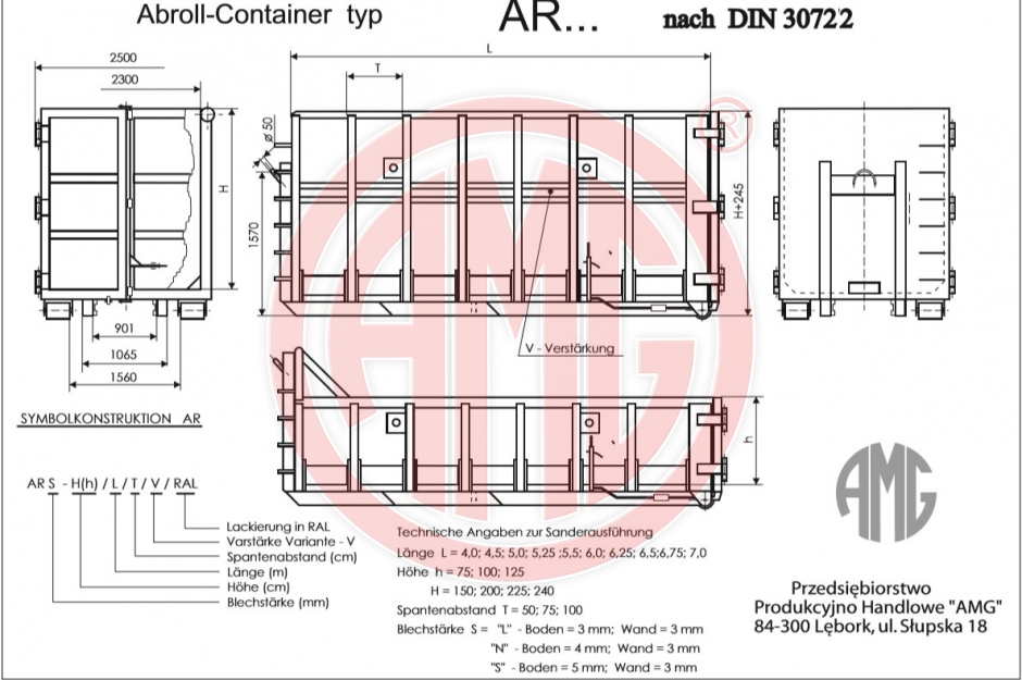 Abroll Container AR